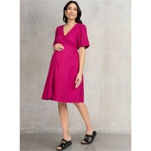 Seraphine Pink Midi Dress
